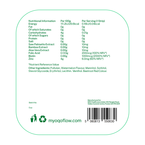 Derma Dissolvable Vitamin Strips 30's