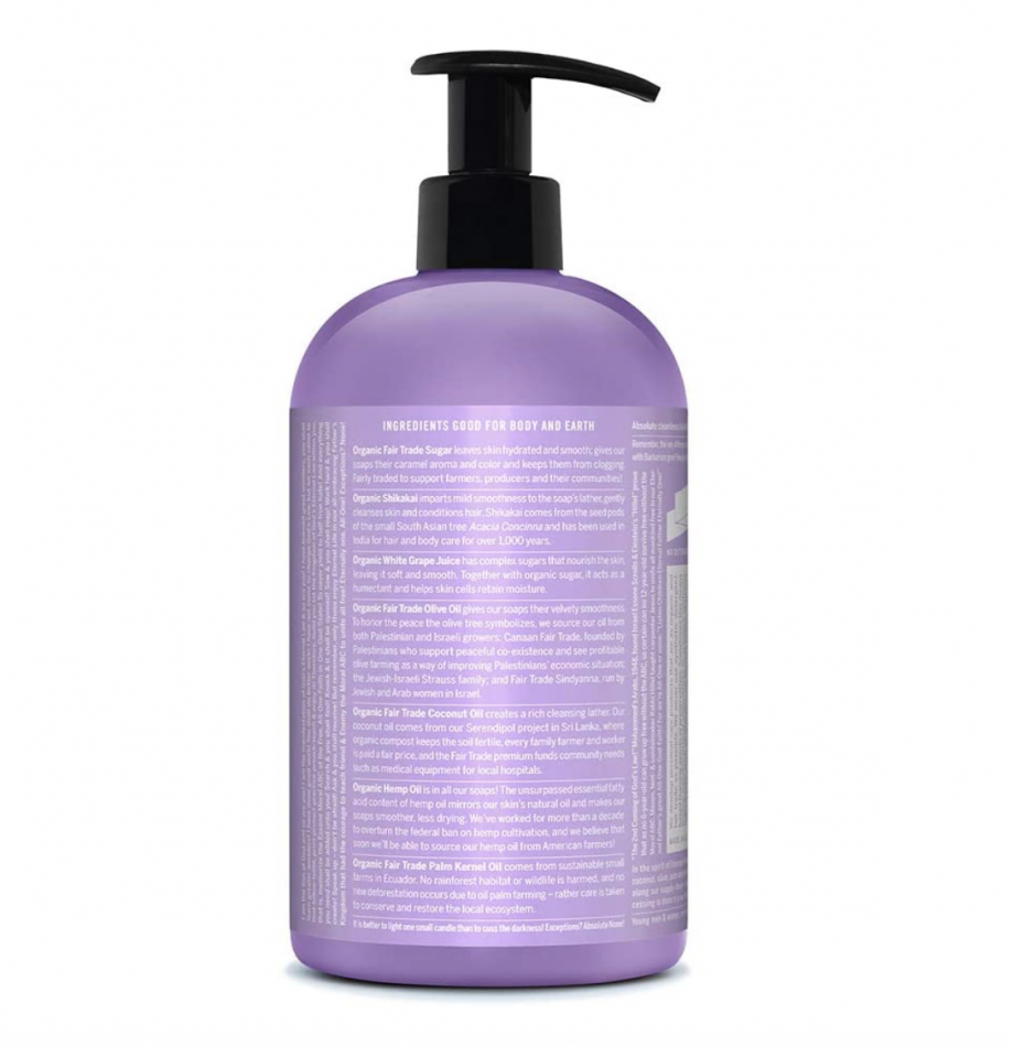 4-In-1 Lavender Organic Pump Soap 355ml