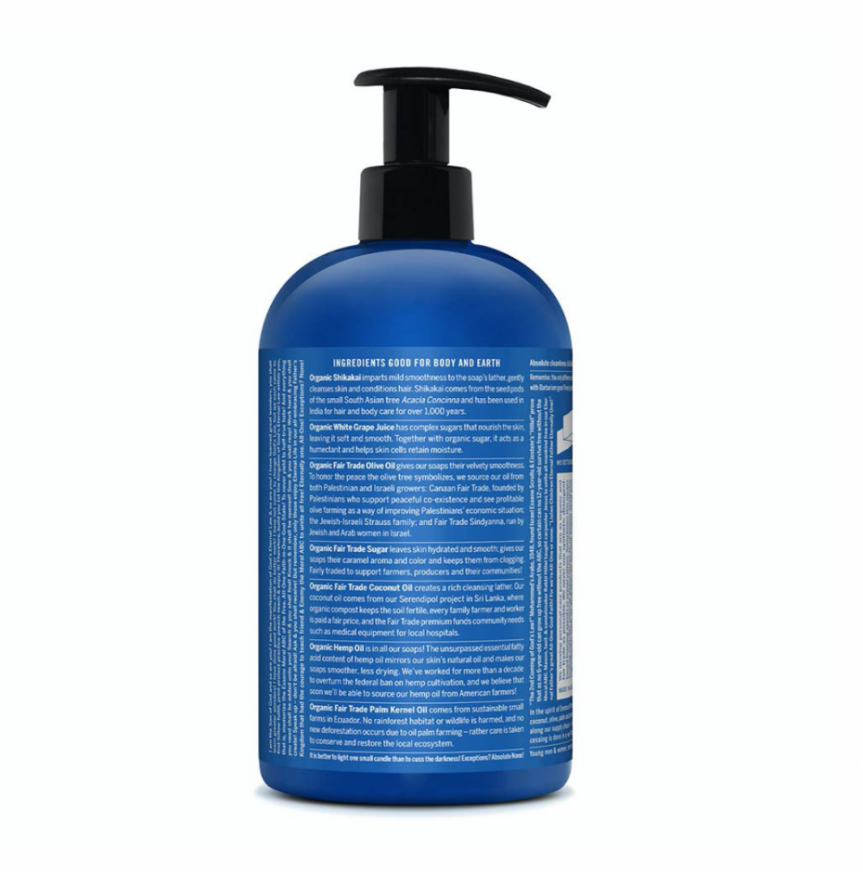 4-In-1 Peppermint Organic Pump Soap 355ml