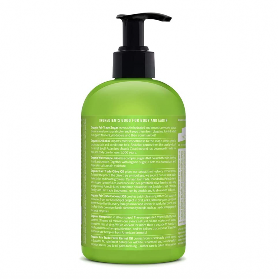 4-In-1 Lemongrass-Lime Organic Pump Soap 355ml