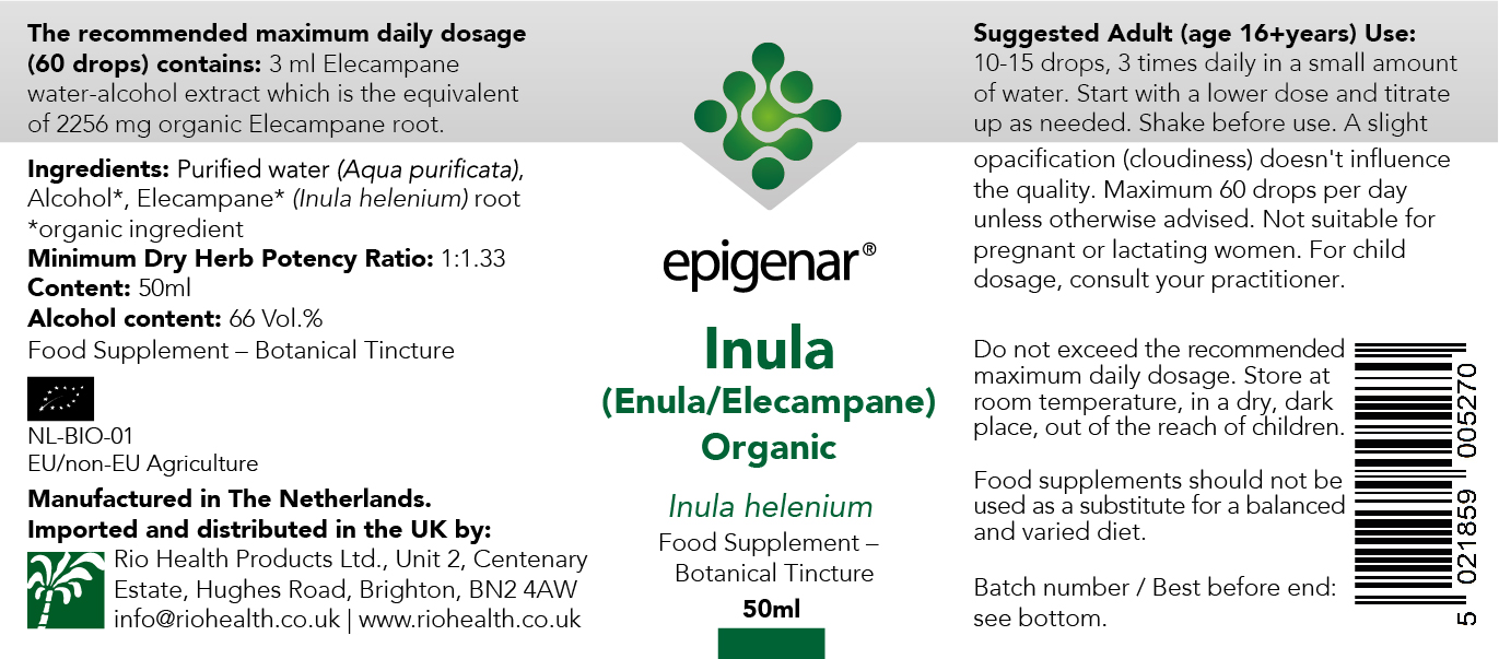Inula (Enula/Elecampane) Organic 50ml (Currently Unavailable)