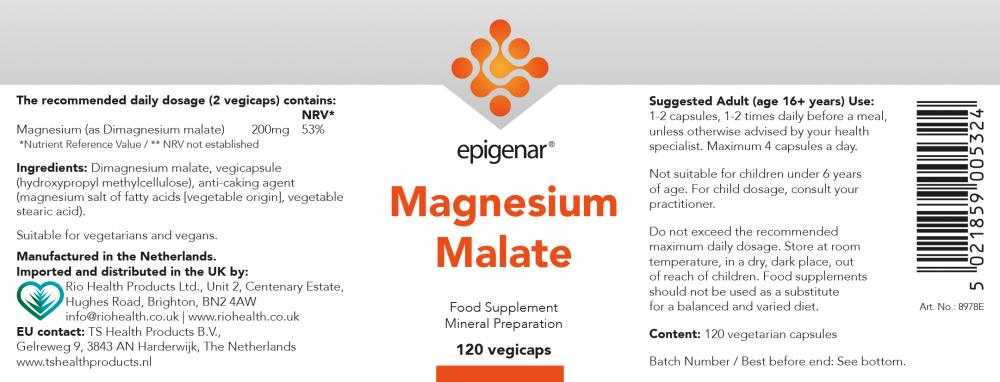 Magnesium Malate 120's