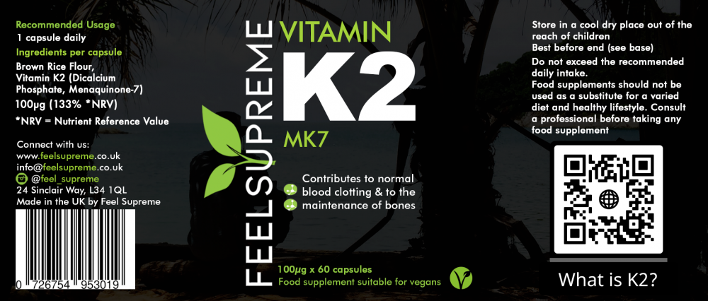 Vitamin K2 60's