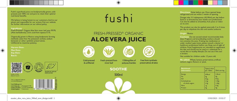 Organic Aloe Vera Juice 500ml