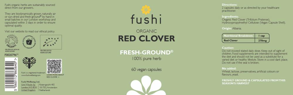 Organic Red Clover 60s