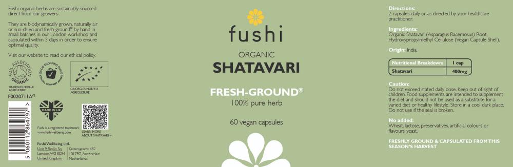 Organic Shatavari 60s