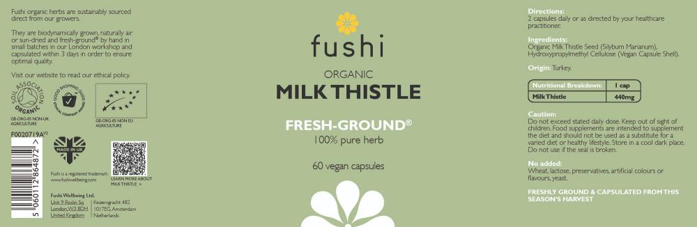 Organic Milk Thistle 60s