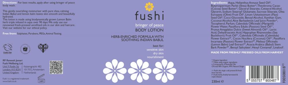 Bringer of Peace Body Lotion Sensitive Skin 230ml