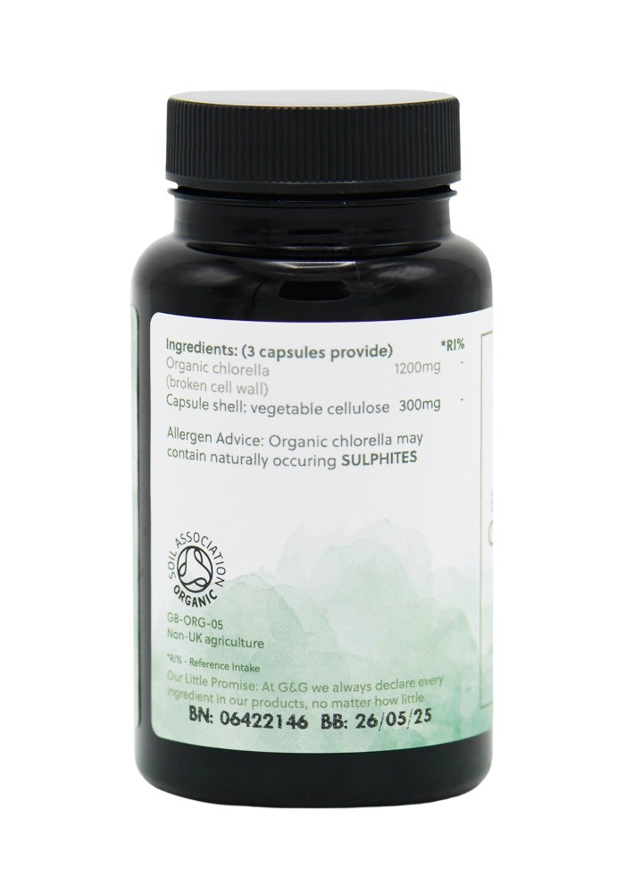 Organic Broken Cell Chlorella 60's