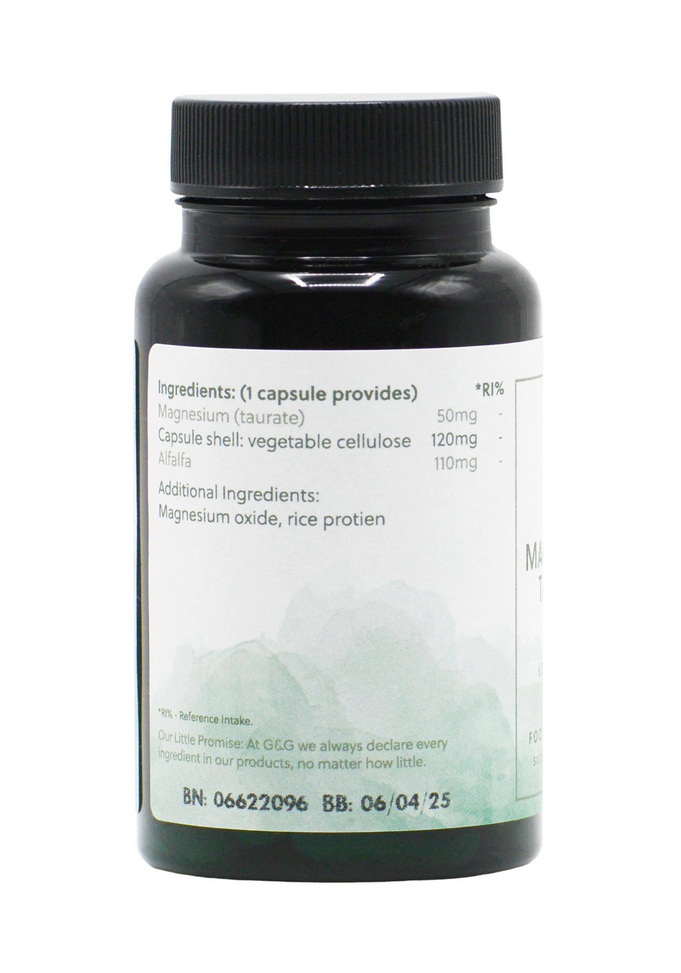 Magnesium Taurate 50mg 60s