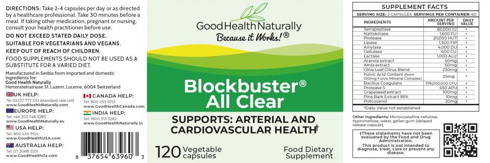 Blockbuster All Clear 120's