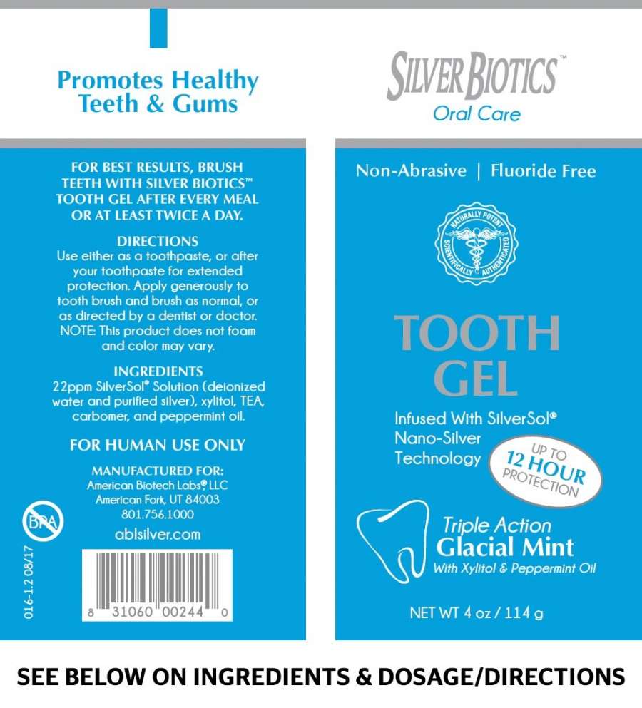 Silver Biotics Tooth Gel 114g
