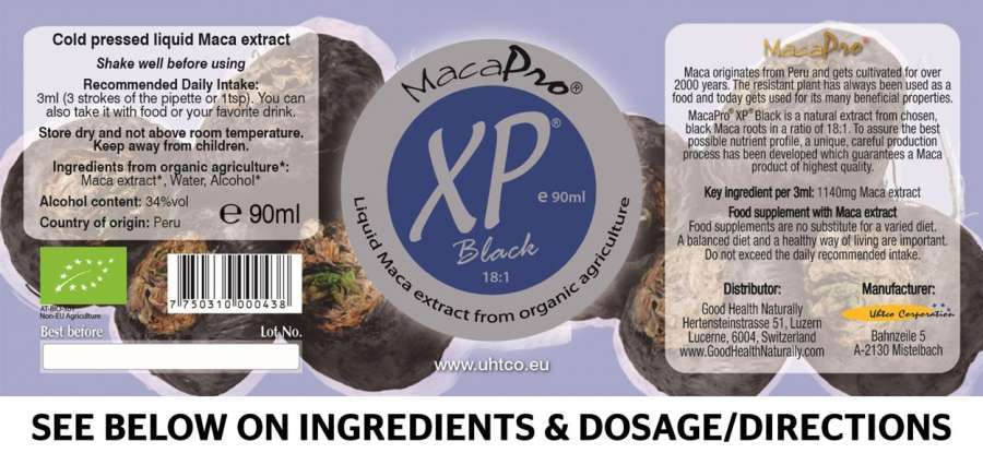 MacaPro Black XP Liquid 90ml