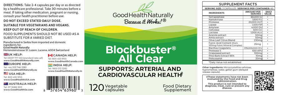 Blockbuster AllClear® Refill Pouch 120's
