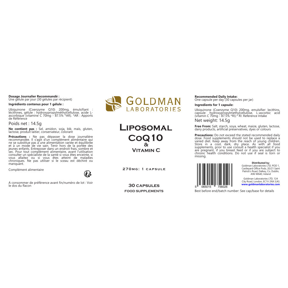 Liposomal CoQ10 & Vitamin C 30s