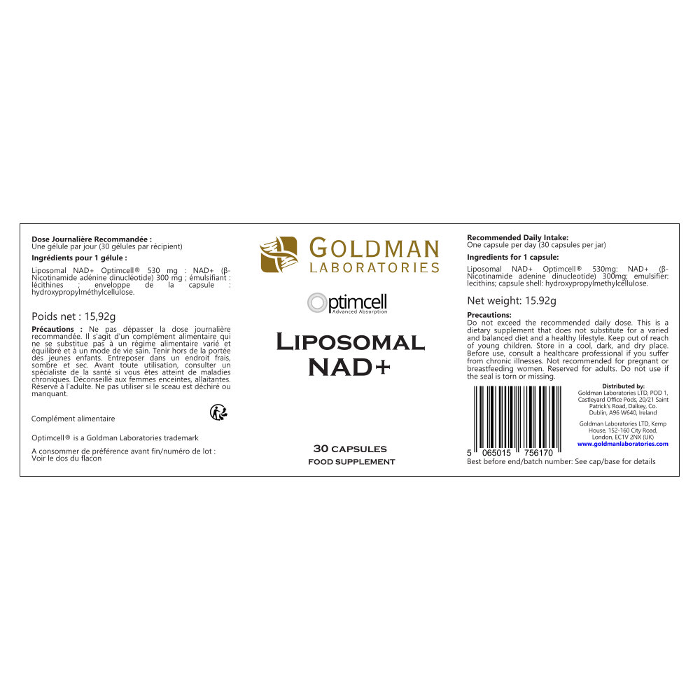 Liposomal NAD+ 30s