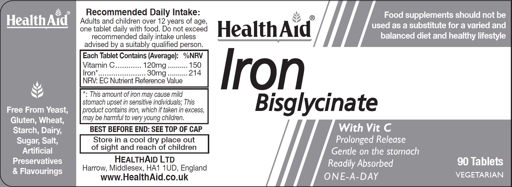 Iron Bisglycinate  90's
