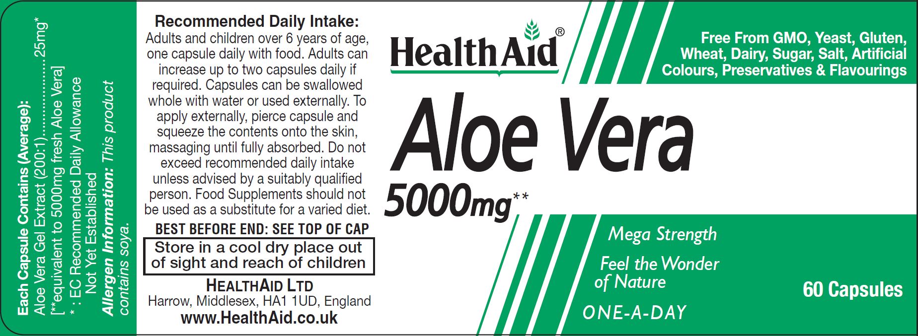 Aloe Vera 5000mg 60's