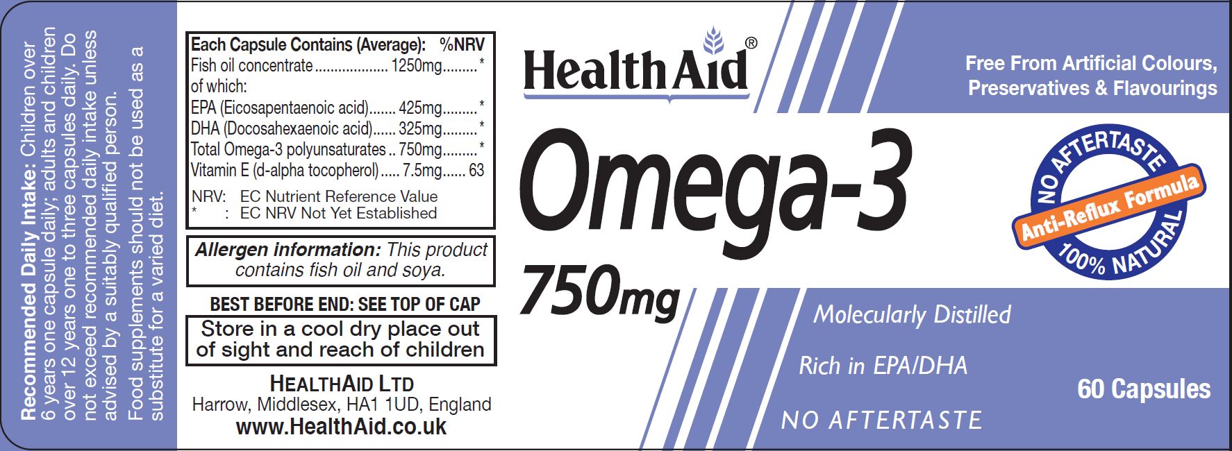 Omega-3 750mg 60s