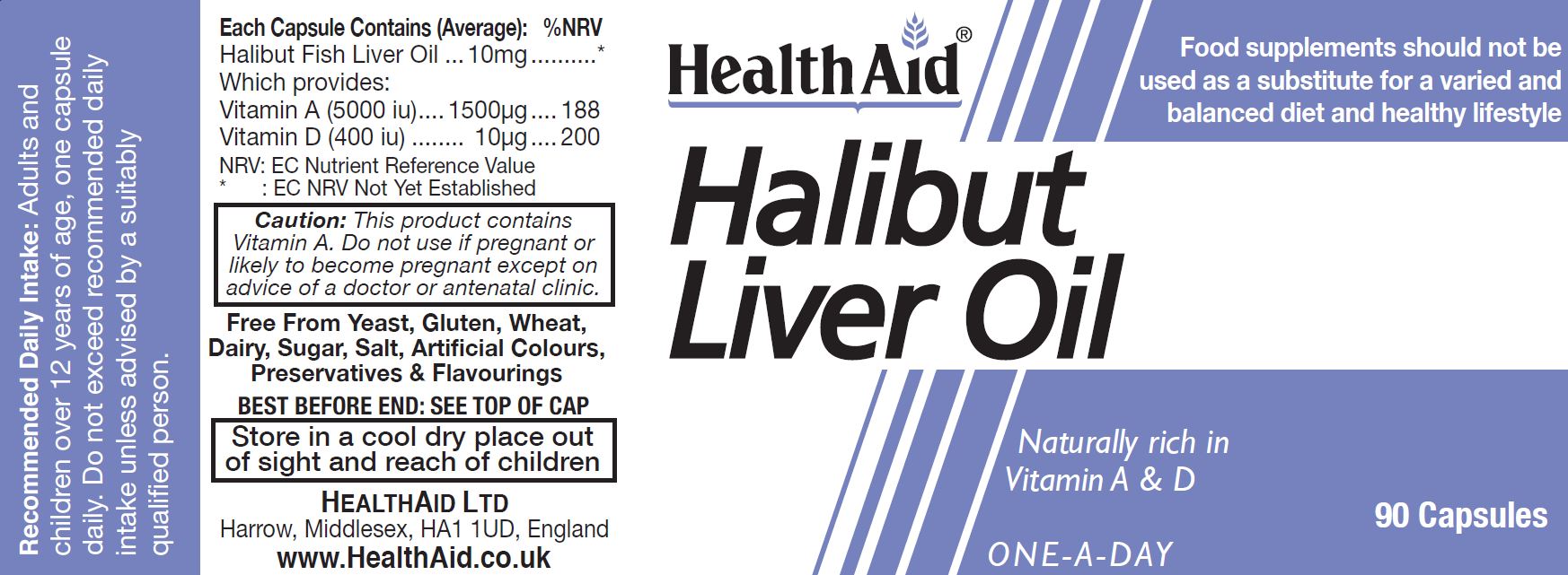 Halibut Liver Oil  90's