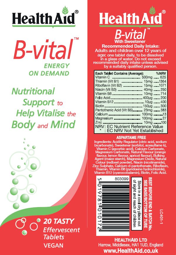 B Vital Rapid Energy Boost Effervescent S The Natural Dispensary