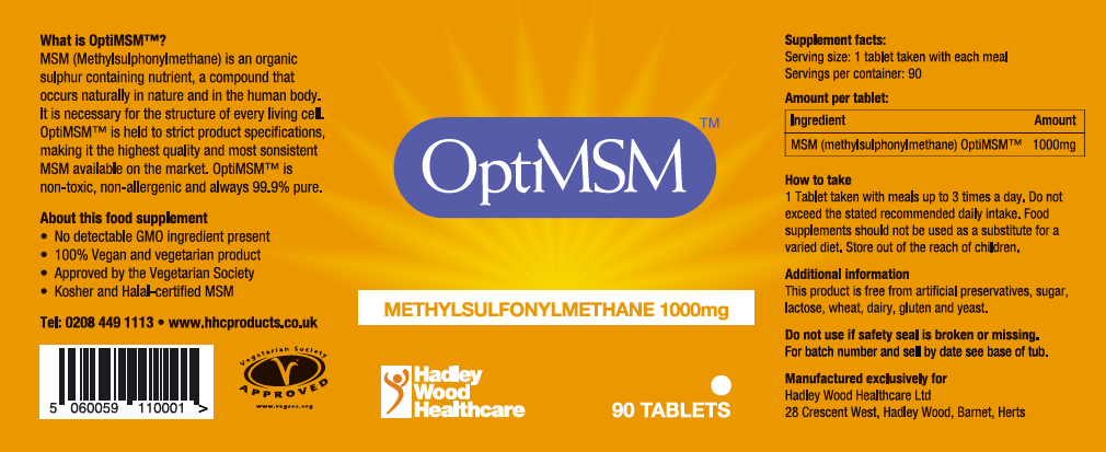 OptiMSM 1000mg 90's