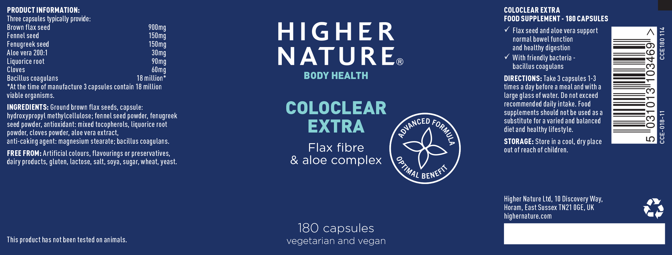 ColoClear Extra 180's
