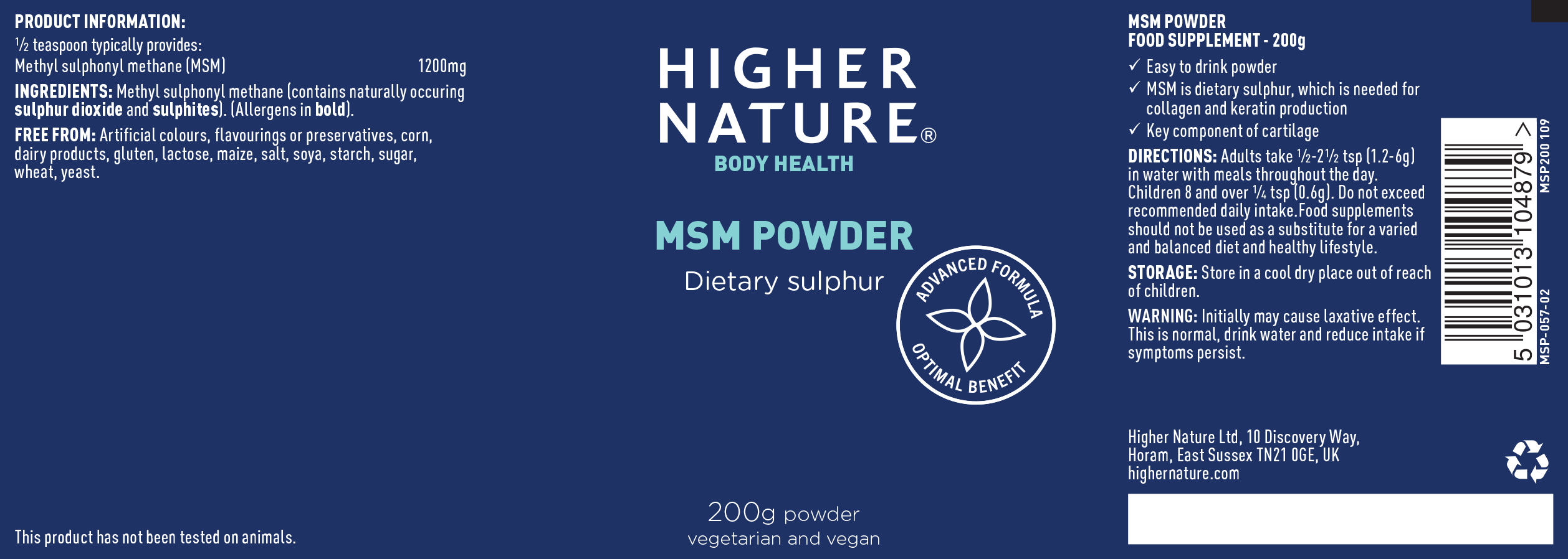 MSM Powder 200g