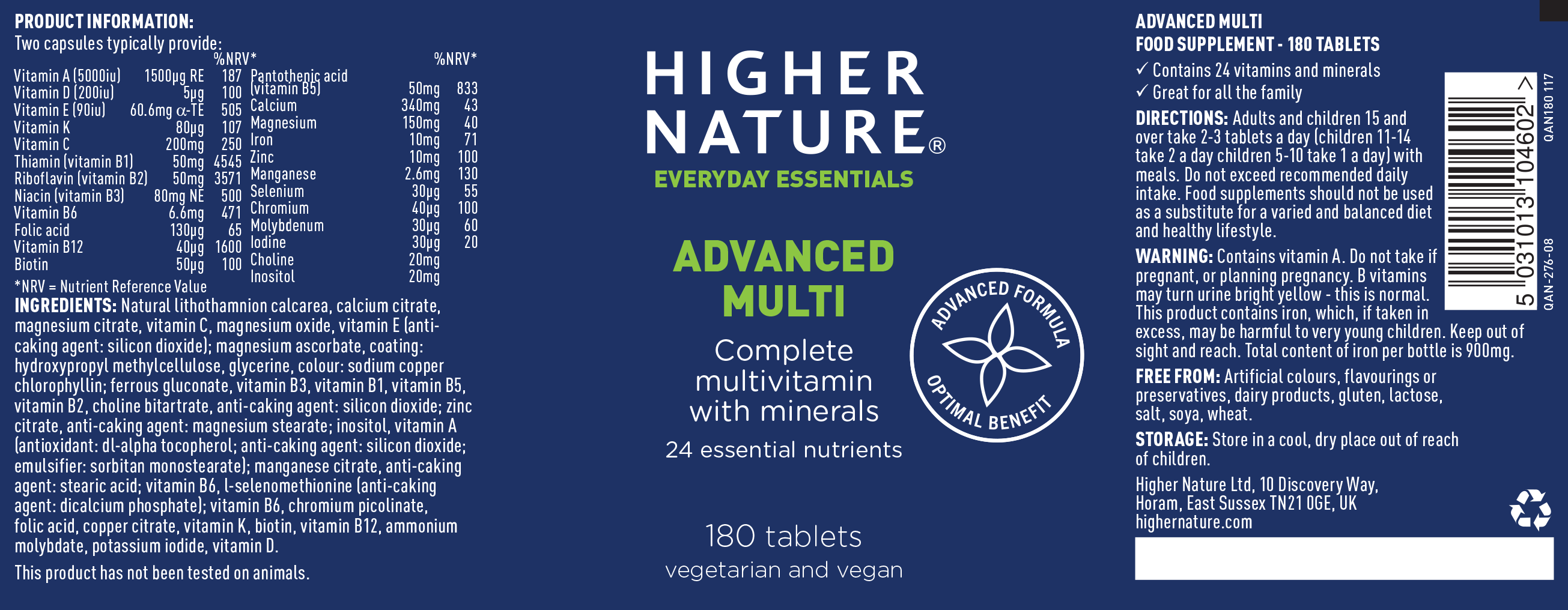 Advanced Multi 180's