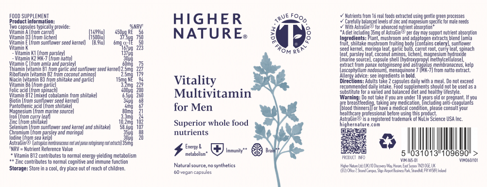 Vitality Multivitamin for Men 60s