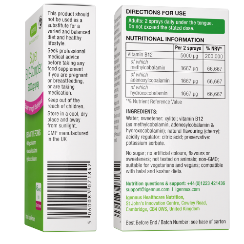 Super B12-Complex 5000ug Spray 15ml