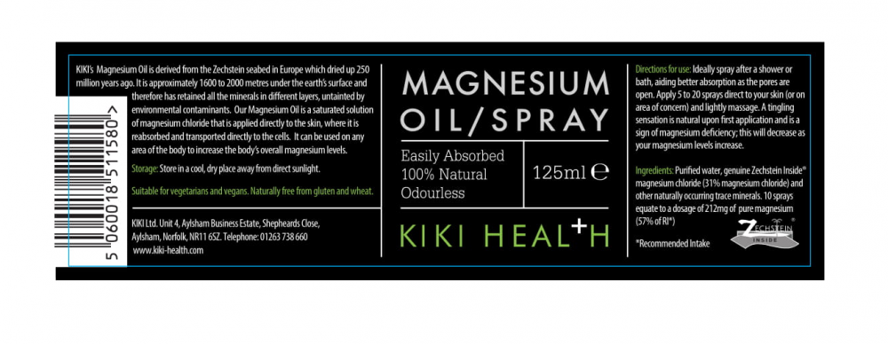Magnesium Oil Spray 125ml