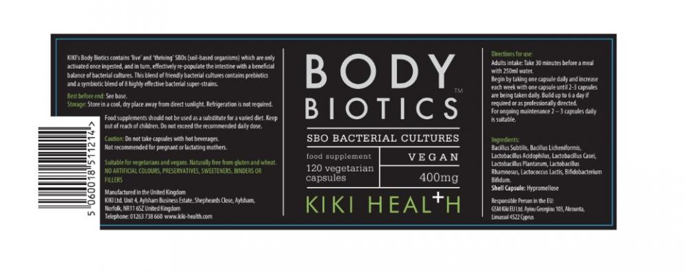 Body Biotics 400mg 120's