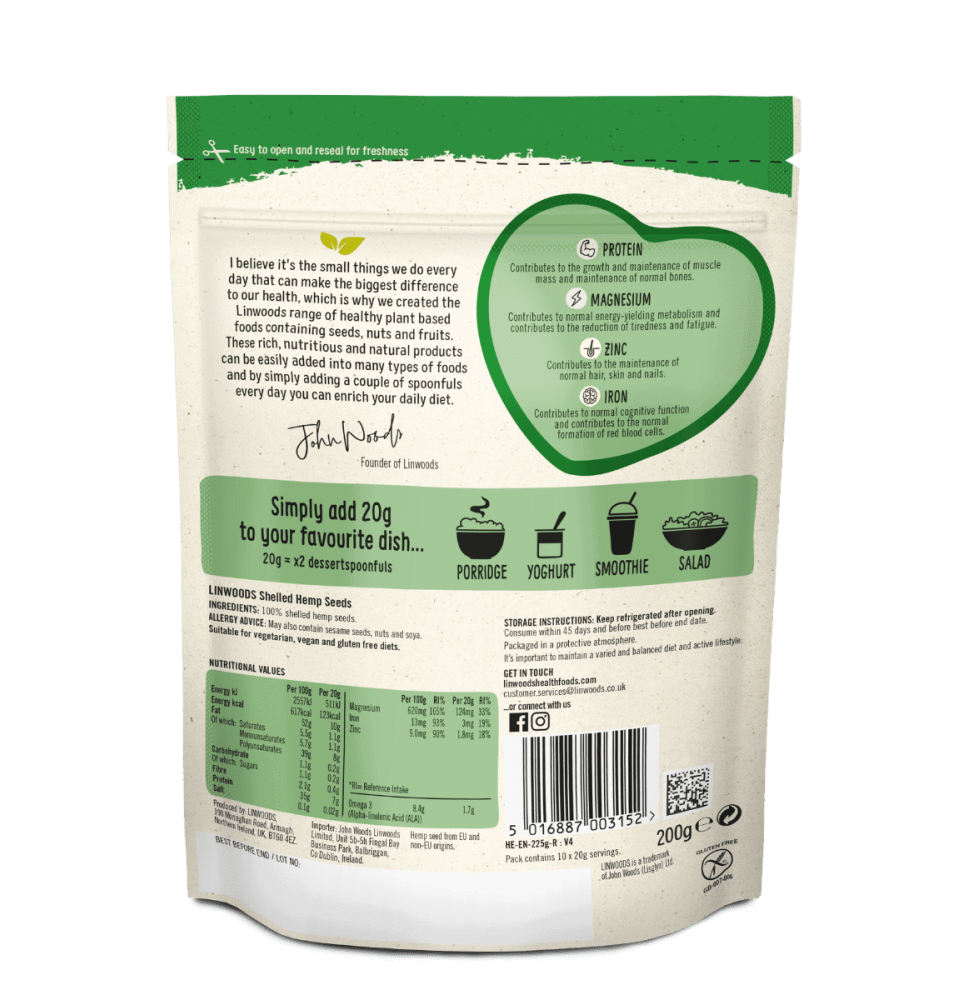 Shelled Hemp 200g