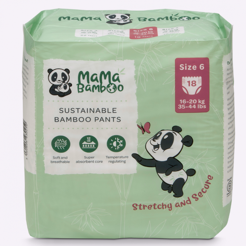 Sustainable Bamboo Pants Size 6 (16-20kg 35-44lb) 18's