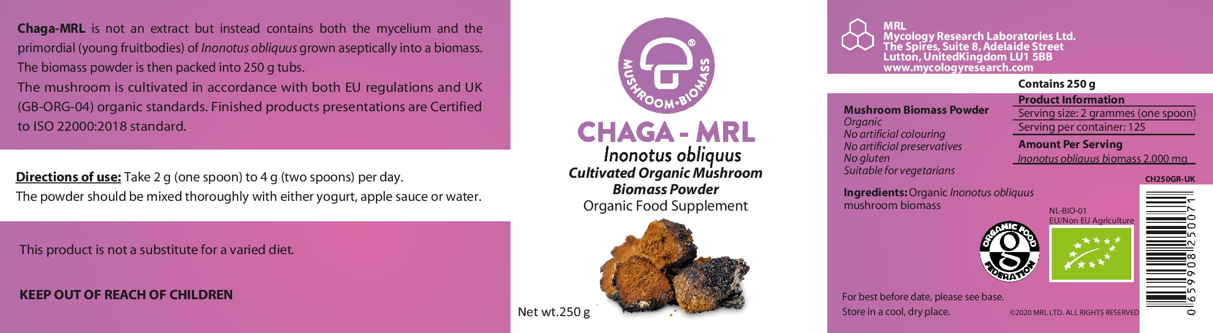 Chaga-MRL 250g