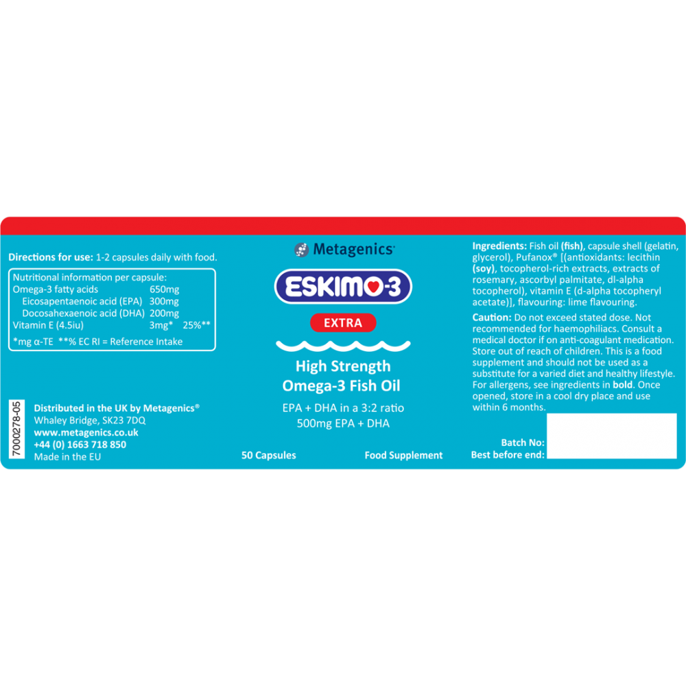 Eskimo-3 Extra 50s (Formerly Nutri Adv. NUT-3313)