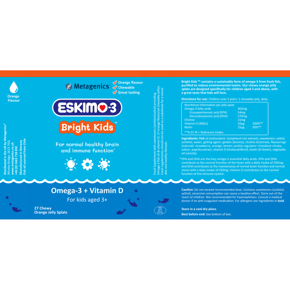 Eskimo-3 Bright Kids Jelly Splats 27s (Formerly Nutri Adv. NUT-3317)