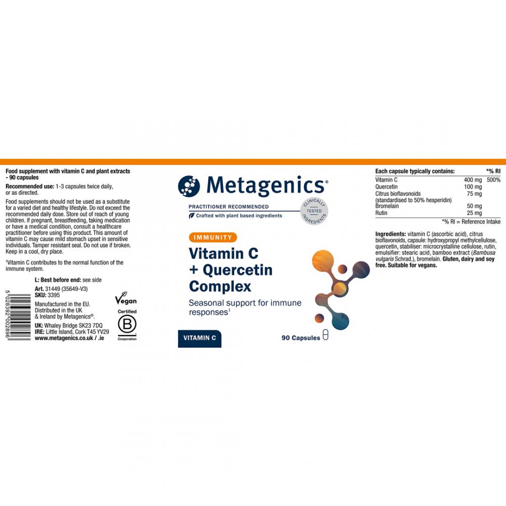 Vitamin C + Quercetin Complex 90s (Formerly Nutri Adv. NUT-3395)