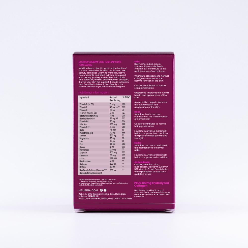 Neu Beauty for Skin, Hair & Nails 30's