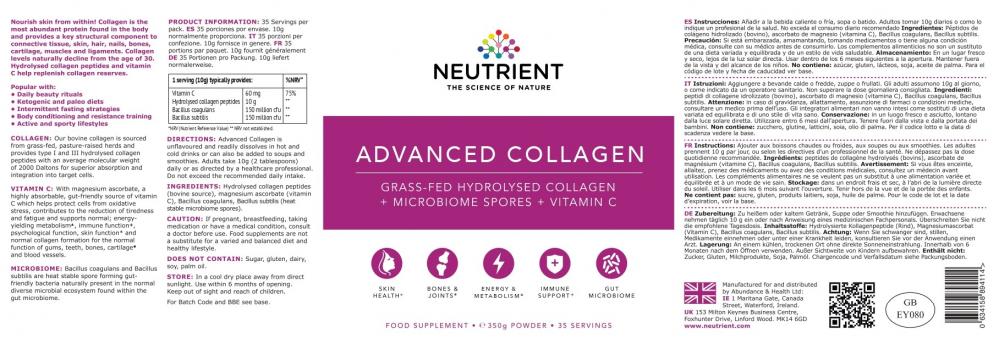 Advanced Collagen 350g (Currently Unavailable)