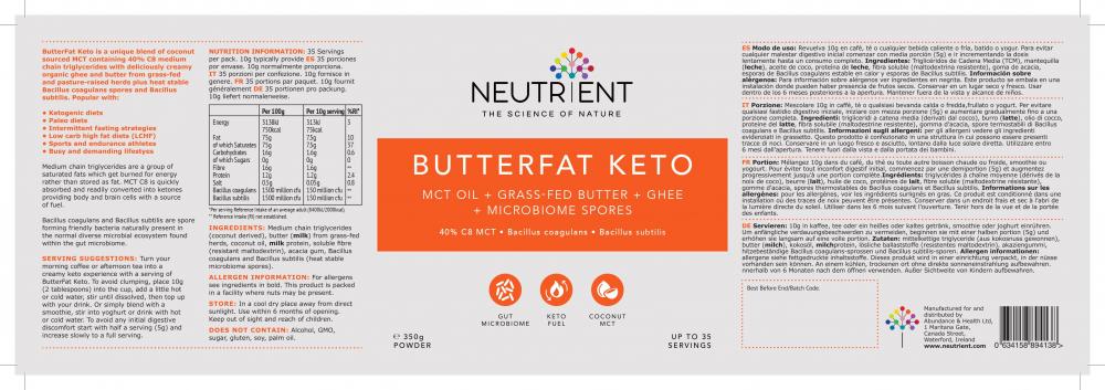 Butterfat Keto 350g