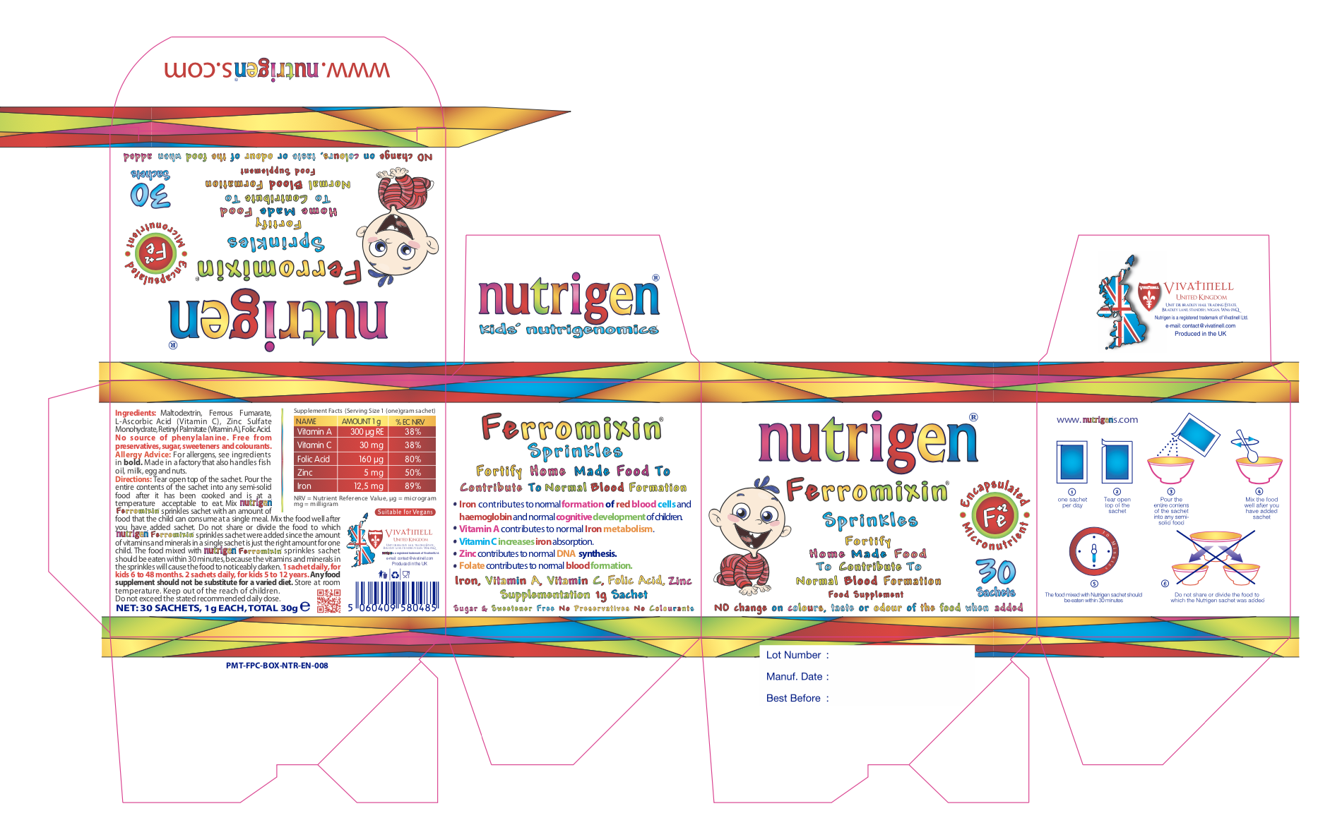 Ferromixin Sprinkles Sachets 30's