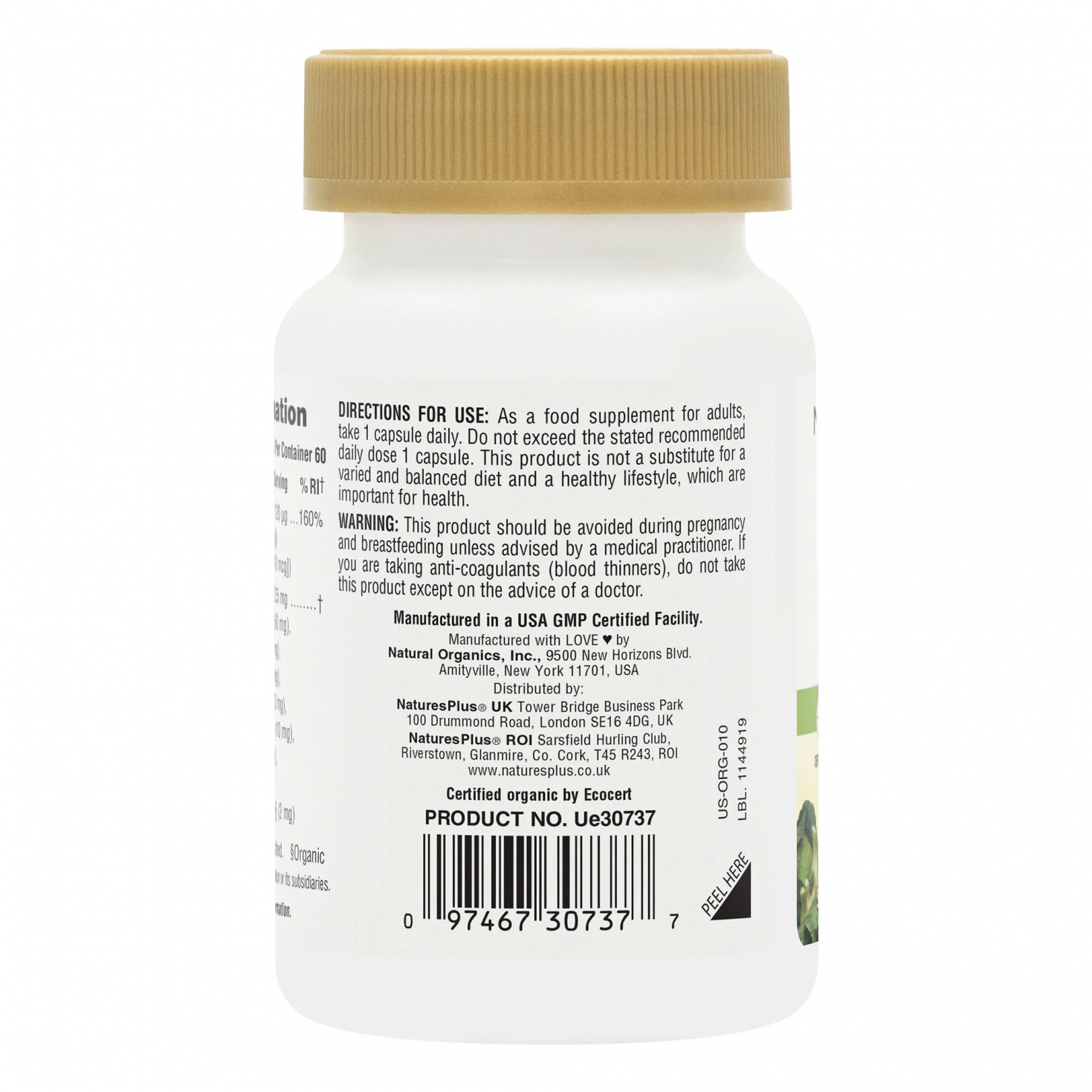 Source of Life Garden Vitamin K2 60s