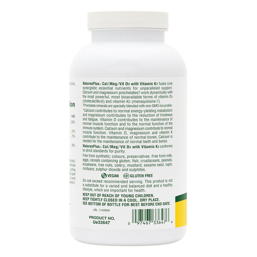 Cal/Mag/Vit D3 180's