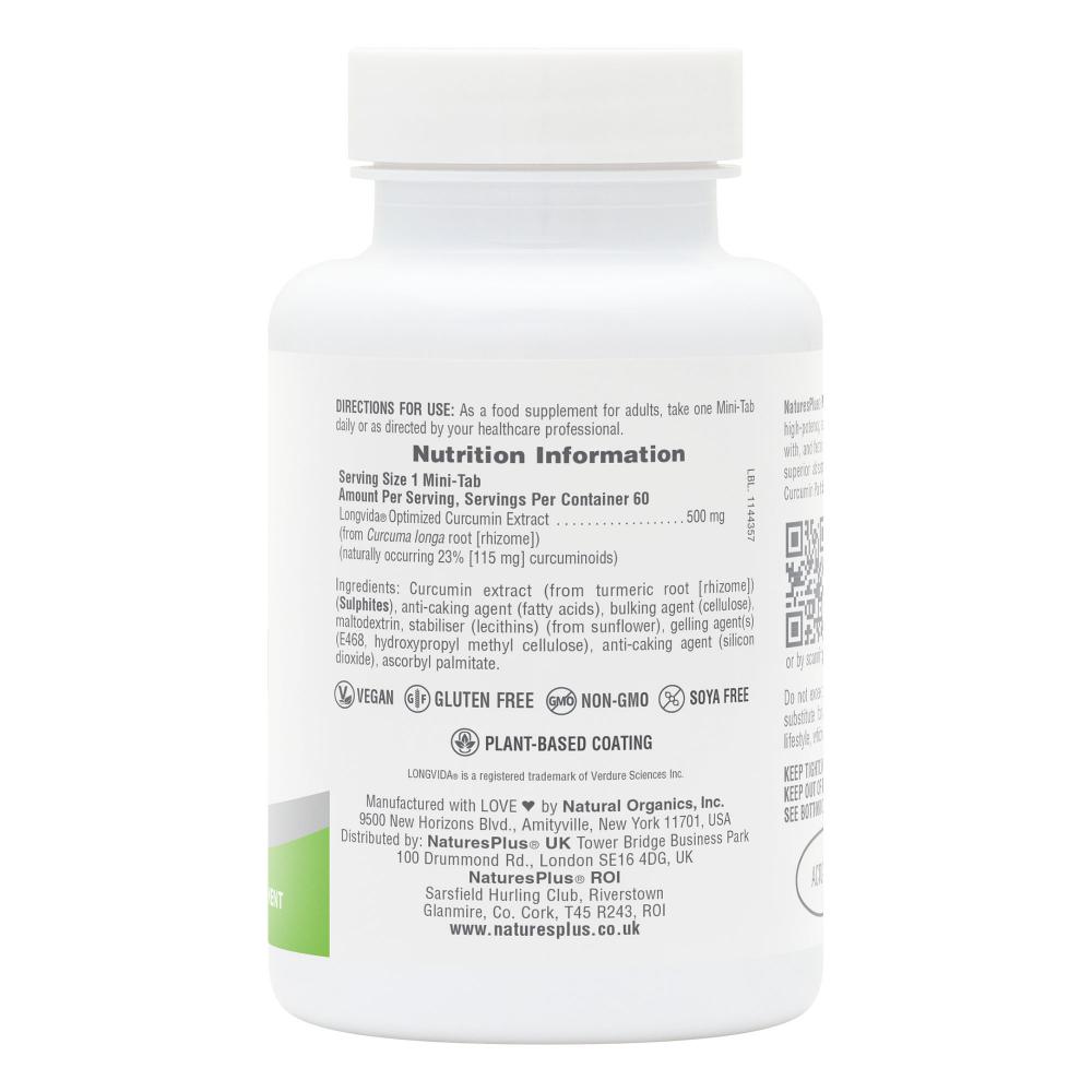 Pro Longvida Curcumin 500 Mini-Tabs 60s