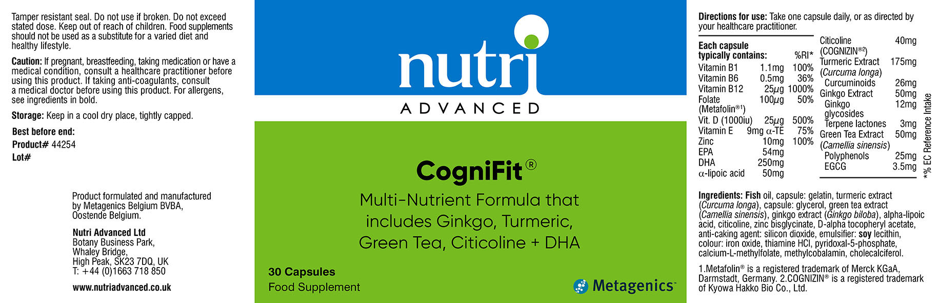 CogniFit 30's