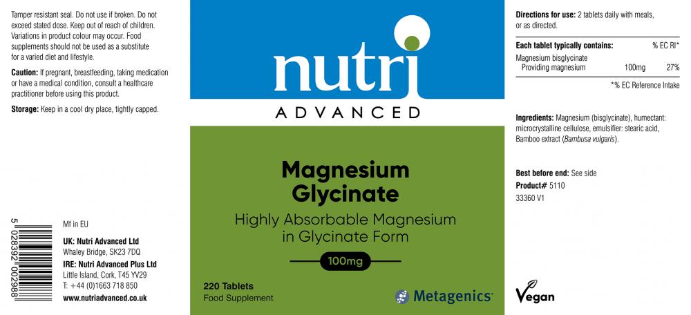 Magnesium Glycinate 220s