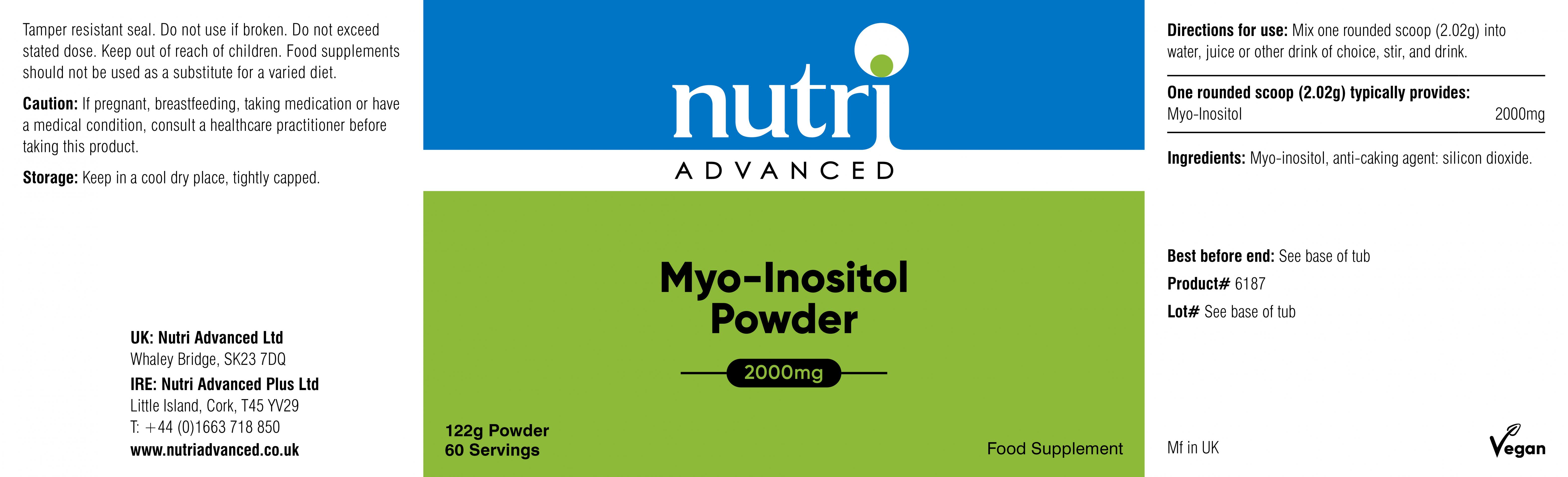 Myo-Inositol Powder 122g