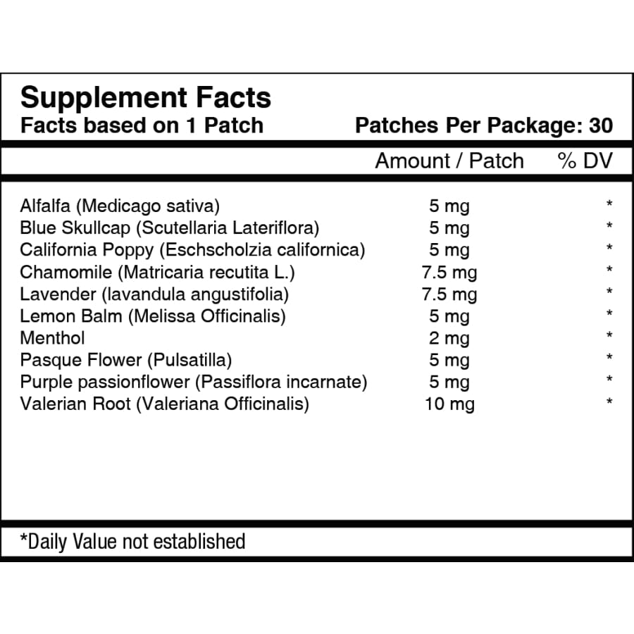 Sleep Aid Topical Patch for Kids 30's